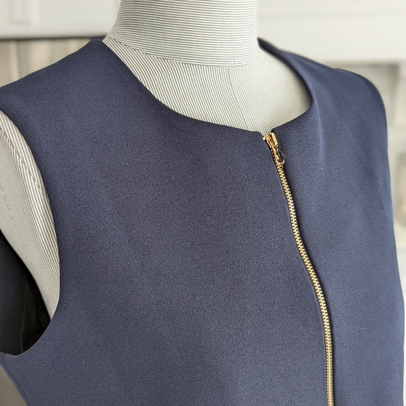 François Beauregard navy blue and gold dress, new with tag. Original value 340$+ - Picture 4 of 8